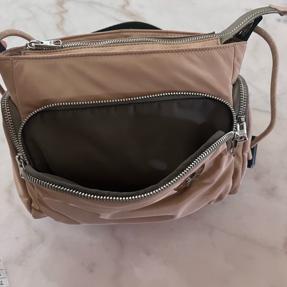 BIMBA Y LOLA Taupe Crossbody Bag Expandable Strap - Picture 13 of 16